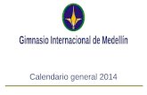 Proyecto de calendario 2014 - Gimnasio Internacional de Medellín