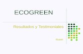 Resultados ecogreen 201 rusel