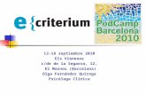 Presentaci³n e-Criterium en PodCampBarcelona 2010