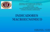 Indicadores macroeconómicos presentacion