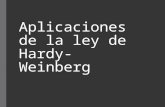Ley de Hardy-Weinberg