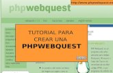 Tutorial phpwebquest