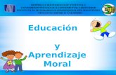 Educacion y Aprendizaje Moral