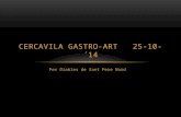 Cercavila GASTRO-ART   25-10-´14
