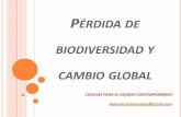 Biodiversidad y cc