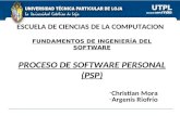 Proceso de Software Personal - PSP