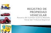 Registro de propiedad vehicular