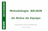Metodología Belbin de Roles de Equipo.