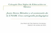 Justo Sierra Méndez y el centenario de la UNAM. Una cartografía pedagógica