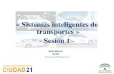 Sesion i  sistemas inteligentes de transporte