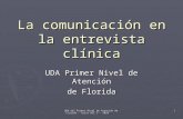 La comunicación en la entrevista clínica