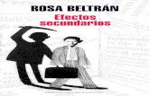 La Langosta Literaria recomienda EFECTOS SECUNDARIOS de ROSA BELTRÁN - Primer Capítulo