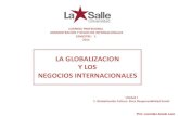 Negocios Internacionales 1.4 Globalización & Cultura Etica y Responsabilidad Social