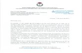 Carta remitida a la responsable de la Unidad de Rehabilitación Cardiaca basada en el ejercicio físico del Hospital de Getafe