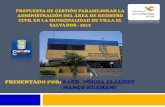 Pedro Espino Vargas y la Tesis propuesta de gestión municipio