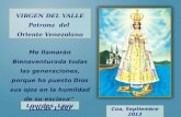 Virgen del Valle - Patrona del Oriente Venezolano - Lourdes Levy - Cua, Septiembre 2013