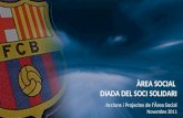 FCBarcelona - Diada Soci Solidari i Àrea Social