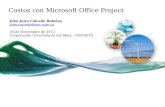 Costos con Microsoft Office Project 2007