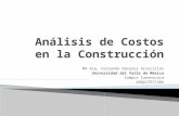 Análisis de Costos en la Construcción (Parte 1) - Servicios relacionados con la construcción