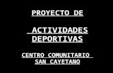 Proyecto deportivo San Cayetano 2