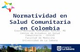Normatividad en Salud Comunitaria en Colombia