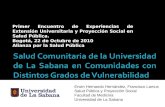 Enfoque de Salud Comunitaria, Universidad de La Sabana