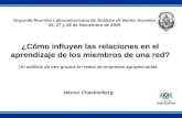 Presentación II Reunión Latinoamericana de Analisis de Redes Sociales