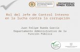 Ponencia "El rol de las Oficinas de Control Interno en la lucha contra la corrupción".