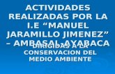 PEAs de la IE Manuel Jaramillo Jimenez -Ambasal-Ayabaca