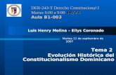 Tema 2 EvolucióN Historica Del Constitucionalismo Dominicano