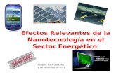 Efectos Relevantes de la Nanotecnología en el Sector Energético
