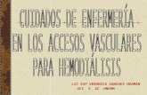 Cuidados de enfermería en los accesos vasculares para hemodiálisis