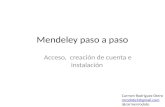 Mendeley paso a paso: crear cuenta e instalar