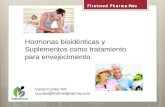 Hormonas bioidenticas y Nutricosmetica, usos en Anti Aging