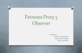 Proxy observer patrones