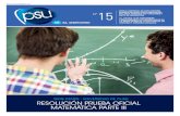 DEMRE: [Respuestas 3] Matemática PSU 2011