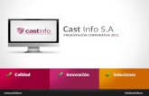 Presentación cast info 2011