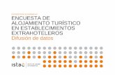 Encuesta de Alojamiento Turístico en Establecimientos Extrahoteleros (Difusión de datos)