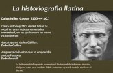 La historiografia llatina