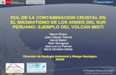 Rol de la contaminación crustal en el magmatismo de los andes del sur peruano: ejemplo del volcán Misti