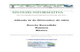 Sintesis informativa 15 12 2012