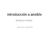 Introduccion a Ansible