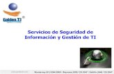 Portafolio de Servicios en Seguridad de Información y Gestión de Servicios de Tecnologías de Información