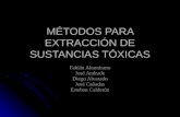 M©todos para extracci³n de sustancias t³xicas
