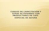 CAPACITACION EN LABORATORIO DE CAFE