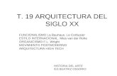 T 19 arquitectura s. xx
