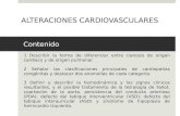 Alteraciones cardiovasculares
