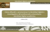 Identidad digital para investigadores. Introduccion