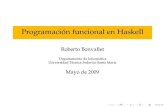 Programación funcional en Haskell