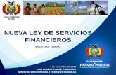 Ley Servicios Financieros (Santa Cruz)